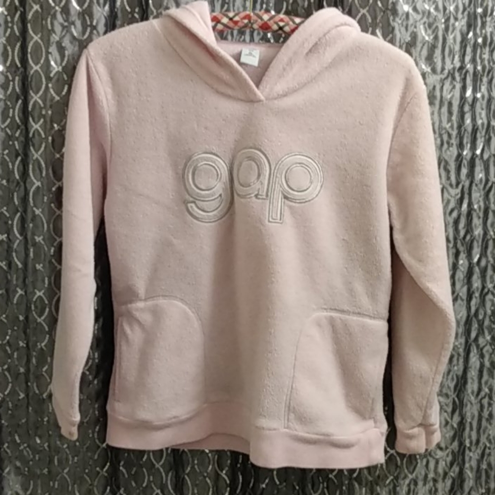 GAP Girls XL/12 Pink Hooded Sweatshirt